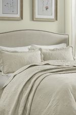 Kit 2 Porta Travesseiros Matelasse 150 Fios Microfibra 70x50cm com Aba Americana Splendor - Bege