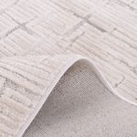 Tapete Passadeira Atto Mesclado Off White e Cinza 03