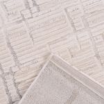 Tapete Passadeira Atto Mesclado Off White e Cinza 03