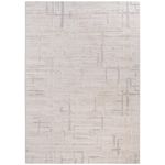 Tapete para Sala Grande Atto Mesclado Off White e Cinza 03 150x200