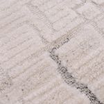 Tapete para Sala Grande Atto Mesclado Off White e Cinza 03 150x200