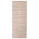Tapete Passadeira 80x220 Takoma Liso Canelado Bege