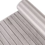 Tapete Takoma Liso Canelado Cinza 240x340