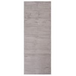 Tapete Passadeira 80x220 Takoma Liso Canelado Cinza