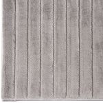 Tapete Takoma Liso Canelado Cinza 240x300