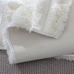 Tapete Antiderrapante NewYork Super Soft e Peluciado 50x70cm - Bege