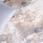 Tapete Sala Grande Dixon Estonado Off White e Azul 04 300x400