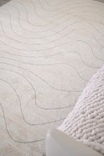 Tapete para Sala Grande Fantasy Estonado Organico Off White 01 240x340