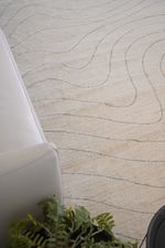 Tapete para Sala Grande Fantasy Estonado Organico Off White 01 240x340