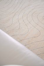 Tapete para Sala Grande Fantasy Estonado Organico Off White 01 240x340