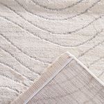 Tapete para Sala Grande Fantasy Estonado Organico Off White 01 240x340