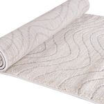 Tapete para Sala Grande Fantasy Estonado Organico Off White 01 240x340