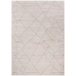 Tapete para Sala Grande Fantasy Estonado Riscado Off White 02 200x240