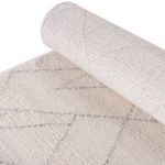 Tapete para Sala Grande Fantasy Estonado Riscado Off White 02 200x240