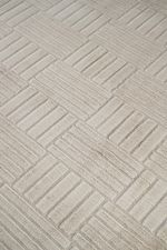 Tapete Microfibra SuperSoft Pequim 140x200 - Grid Bege
