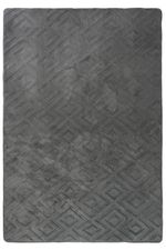 Tapete Microfibra SuperSoft Pequim 140x200 - Lotus Chumbo