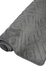 Tapete Microfibra SuperSoft Pequim 140x200 - Lotus Chumbo