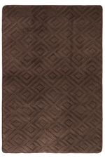 Tapete Microfibra SuperSoft Pequim 140x200 - Lotus Marrom Escuro