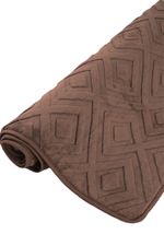 Tapete Microfibra SuperSoft Pequim 140x200 - Lotus Marrom Escuro