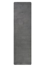 Tapete Passadeira Microfibra SuperSoft Pequim 60x200 - Grid Chumbo