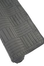 Tapete Passadeira Microfibra SuperSoft Pequim 60x200 - Grid Chumbo