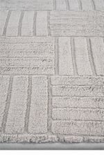 Tapete Microfibra SuperSoft Pequim 140x200 - Grid Cinza