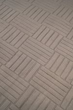 Tapete Microfibra SuperSoft Pequim 140x200 - Grid Marrom Claro