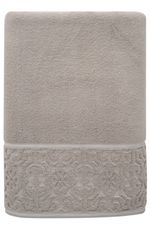 Toalha Banho 500g Super Soft Zero Twist Arabesco 70cmx140cm Bege