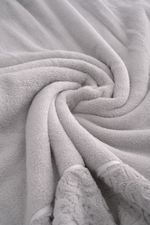 Toalha Banho 500g Super Soft Zero Twist Arabesco 70cmx140cm Cinza