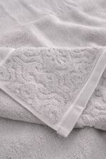Toalha Banho 500g Super Soft Zero Twist Arabesco 70cmx140cm Cinza