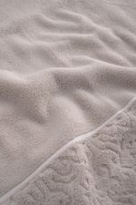 Toalha Banhão 500g Super Soft Zero Twist Arabesco 80cmx150cm Bege