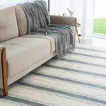 Tapete de Sala Artesanal Peludo Dupla Face Chic Cinza 150x250