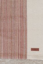 Tapete Passadeira Artesanal de Algodão Trama Basic Riga Marrom 80x150