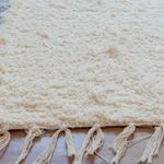Tapete Artesanal Peludo Basic Scandinavo Cru 150x1,00