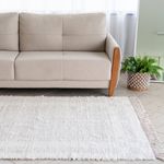 Tapete Artesanal Peludo Dupla Face Scandinavo Areia 150x200