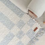 Tapete Artesanal Peludo Dupla Face Scandinavo Cinza 150x300