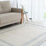 Tapete Artesanal Peludo Dupla Face Scandinavo Cinza 200x200