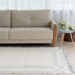 Tapete Artesanal Peludo Dupla Face Scandinavo Cinza 200x200