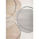 Tapete para Sala Grande Essenciais Organico Circles Nude 140x200