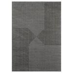 Tapete de Sala Turco Dixon Stone Mars Natural - Cinza 250x300