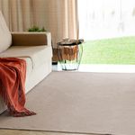 Tapete Artesanal Trama Basic Grande para Sala Liso Areia 200x350