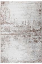 Tapete 100x140 Sharm Estonado Marrom e Cinza