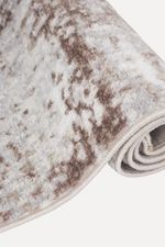 Tapete 100x140 Sharm Estonado Marrom e Cinza