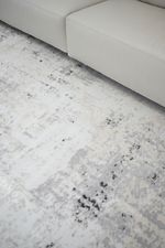 Tapete de Sala 300x400 Sharm Estonado Cinza