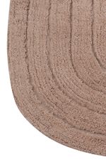 Tapete Viena Oval 50x80cm em Algodão 1200g/m2 Rosa