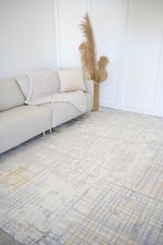 Tapete Sala Perfil Leve Caspian xadrez 200x300