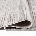 Tapete de Sala Turco Vallen Bead Estonado - Marrom e Cinza 300x400