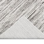 Tapete de Sala Turco Vallen Bead Estonado - Marrom e Cinza 300x400