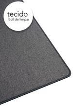 Tapete Para Cozinha Antiderrapante MultiUso 45x120cm - Chumbo
