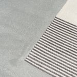 Tapete para Sala Grande Hathor Geometrico Off White 140x200